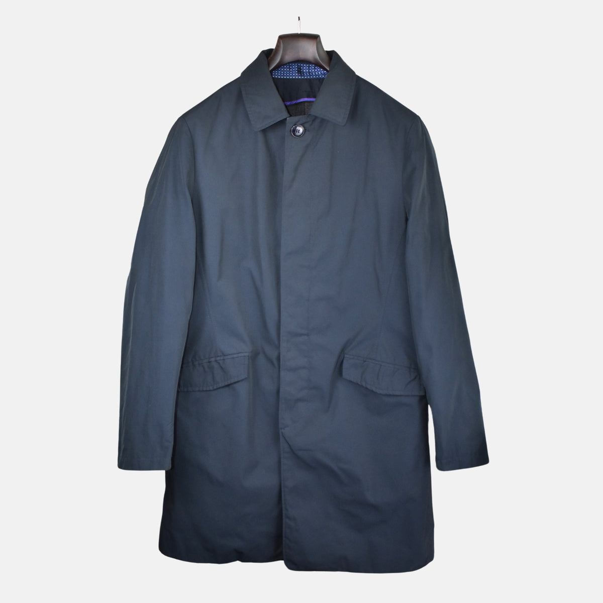 Marineblauer Cabanjacke aus Polyester (M)