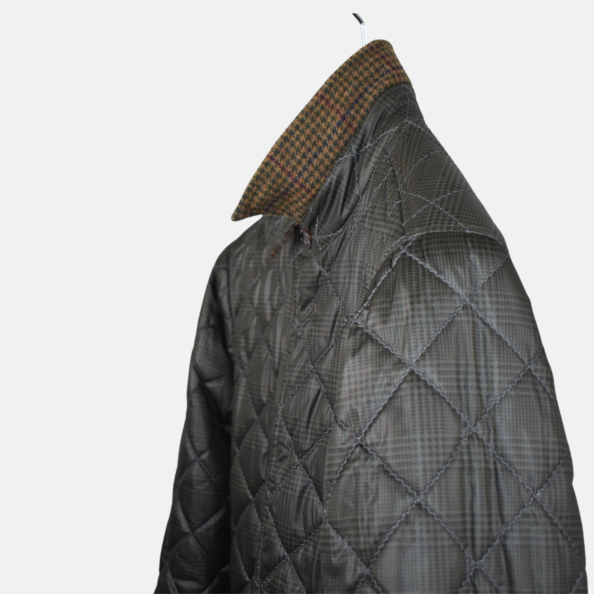 Multicoloured Reversible Jacket made of Wool/Polyester (M)
