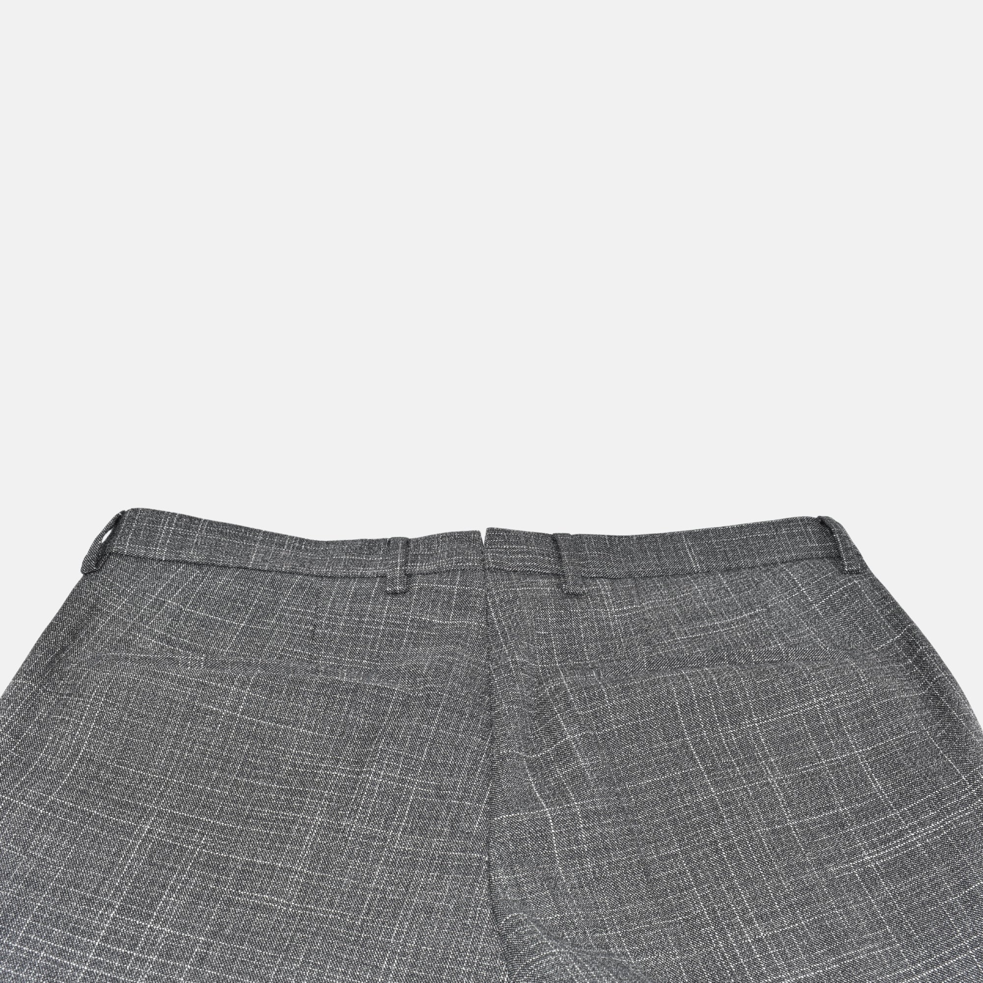 Grey Patterned Suit made of Virgin Wool/Silk (48)