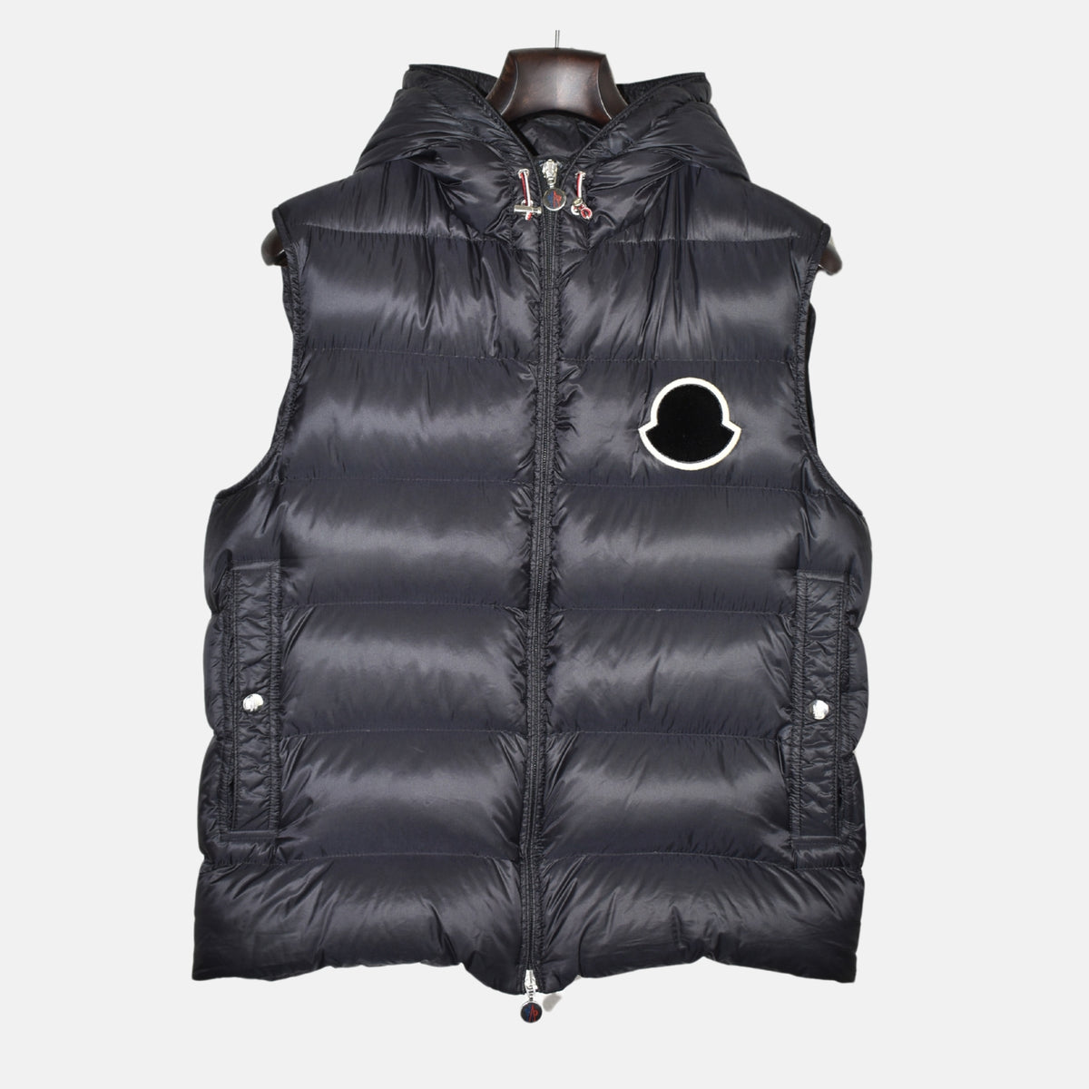 Black Down Vest made of Polyamide (M)
