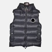 Black Down Vest made of Polyamide (M)