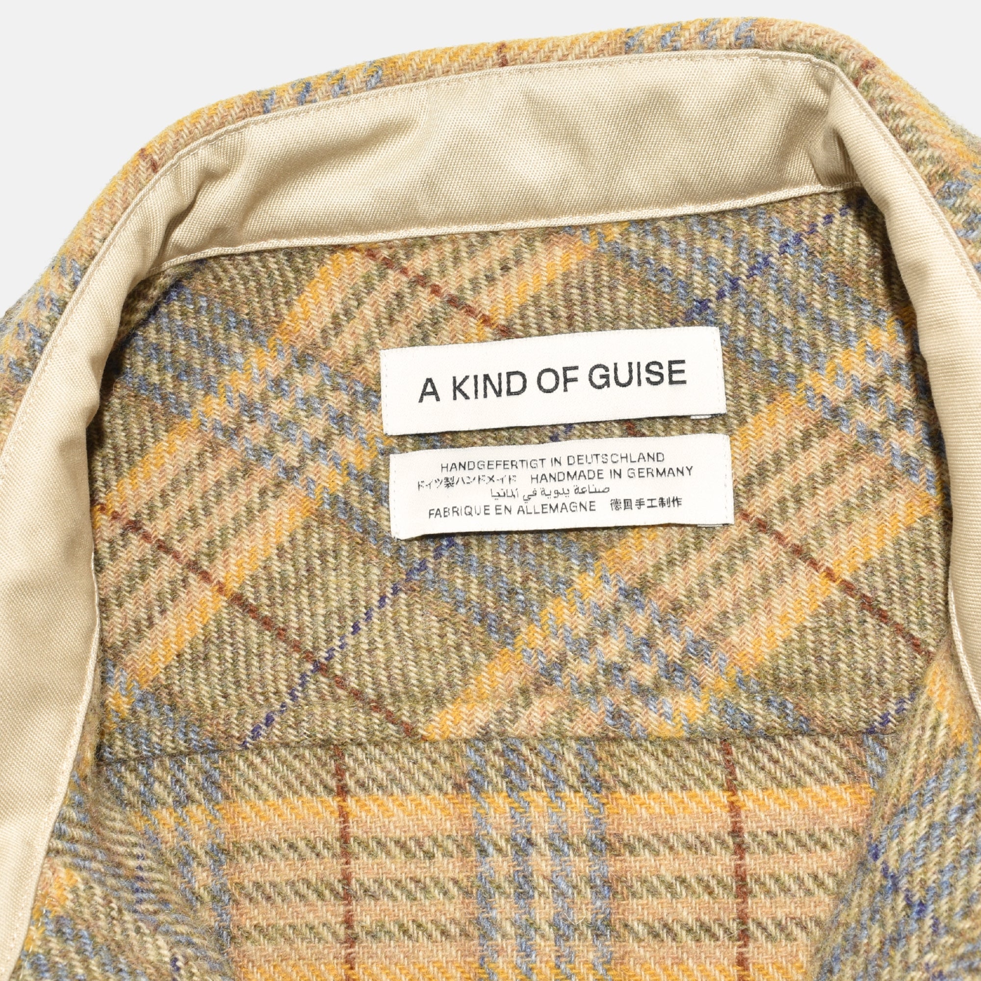 Multicoloured Overshirt made of Virgin Wool (M)