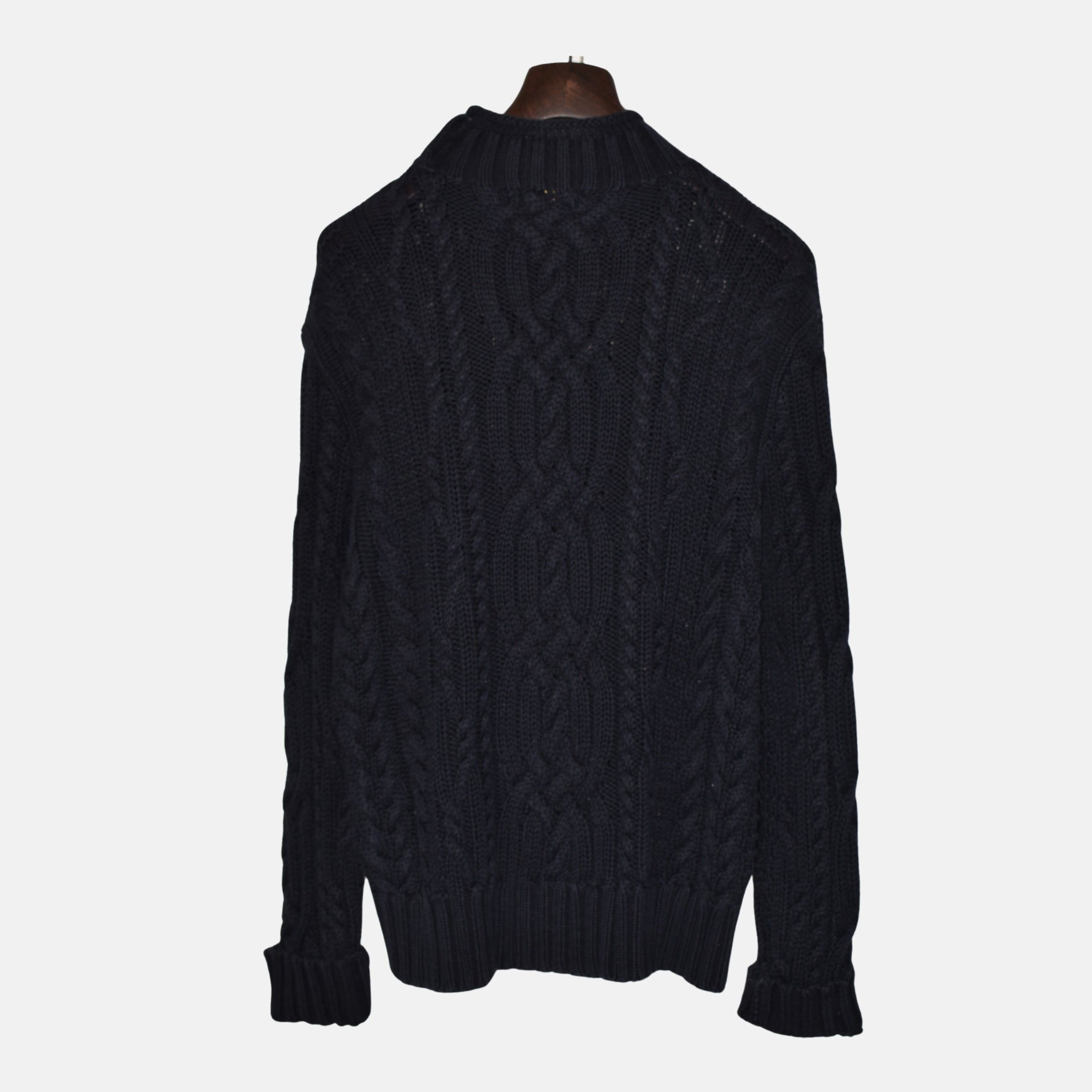 Navy Sweater made of Cotton (L)