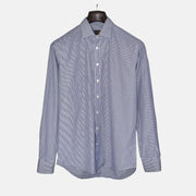 Blue-White Striped Shirt made of Cotton (EU 40)