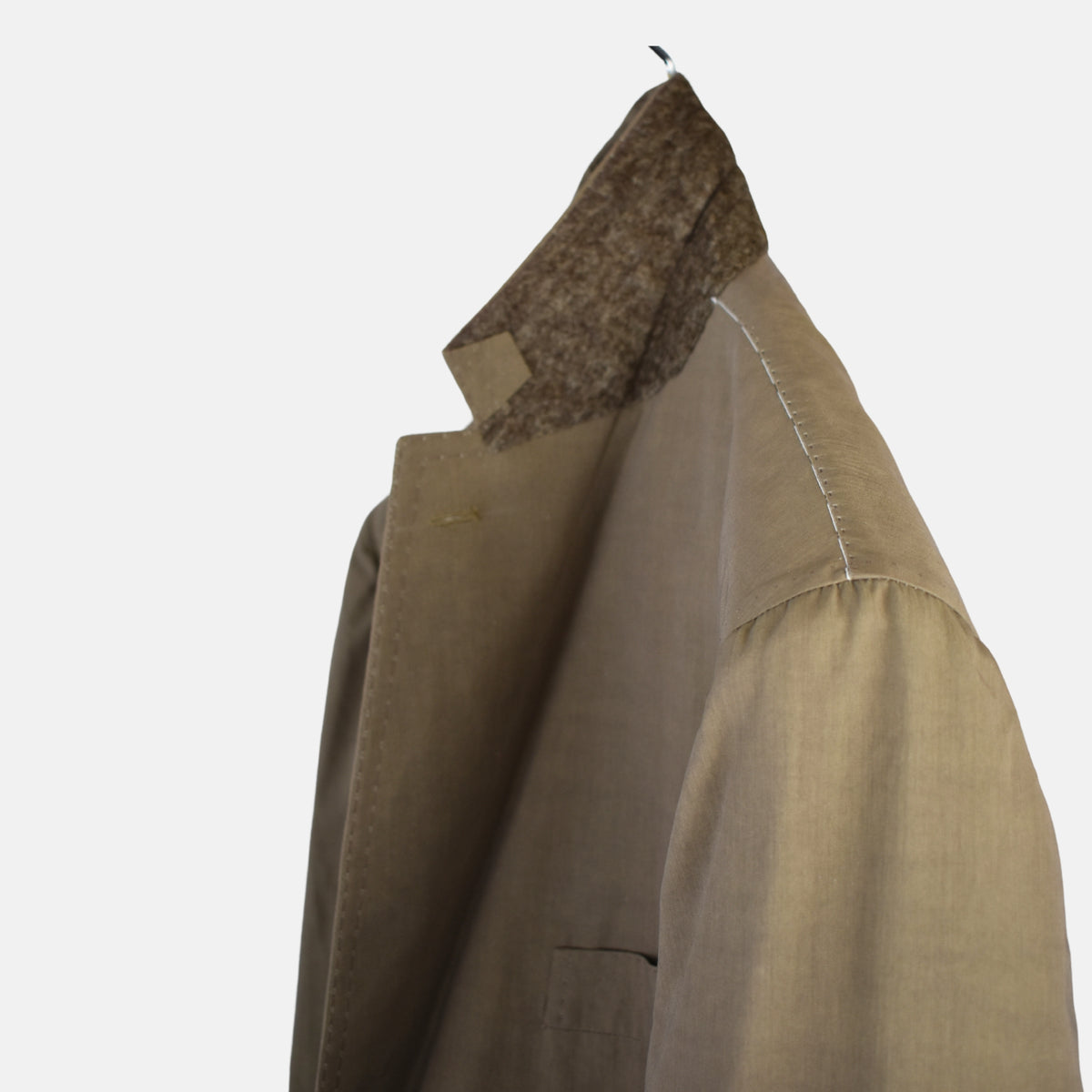 Khaki Suit made of Cotton/Silk (EU 56)