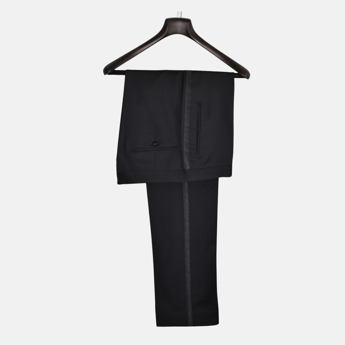Black Tuxedo Trousers made of Wool (L)