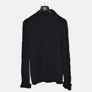 Navy Sweater made of Cotton (L)