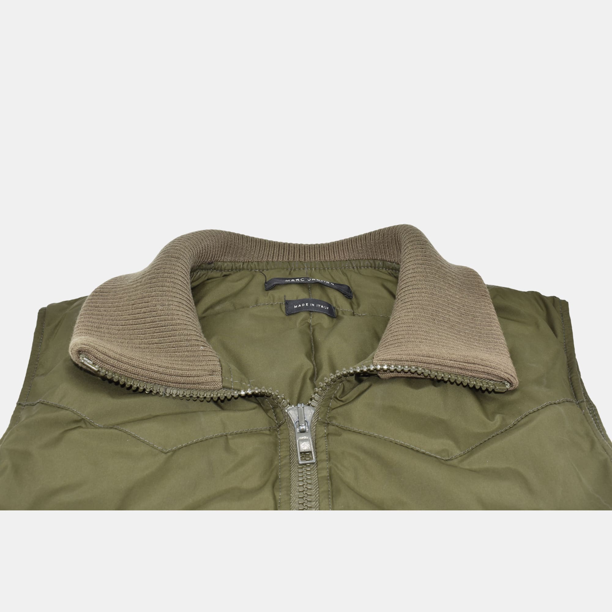 Khaki Vest made of Polyester  (EU 48)