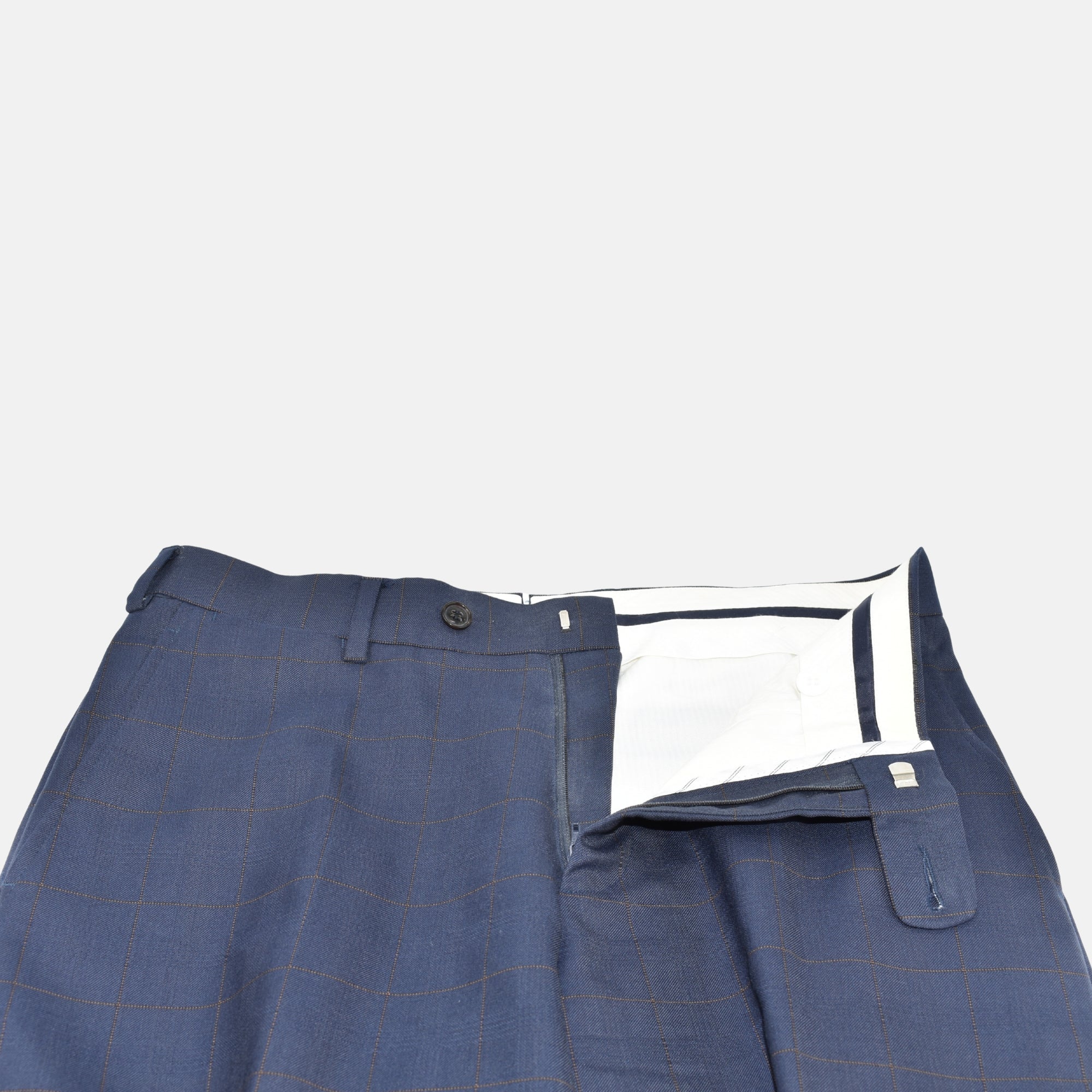 Blue Suit with Overcheck (EU 44)