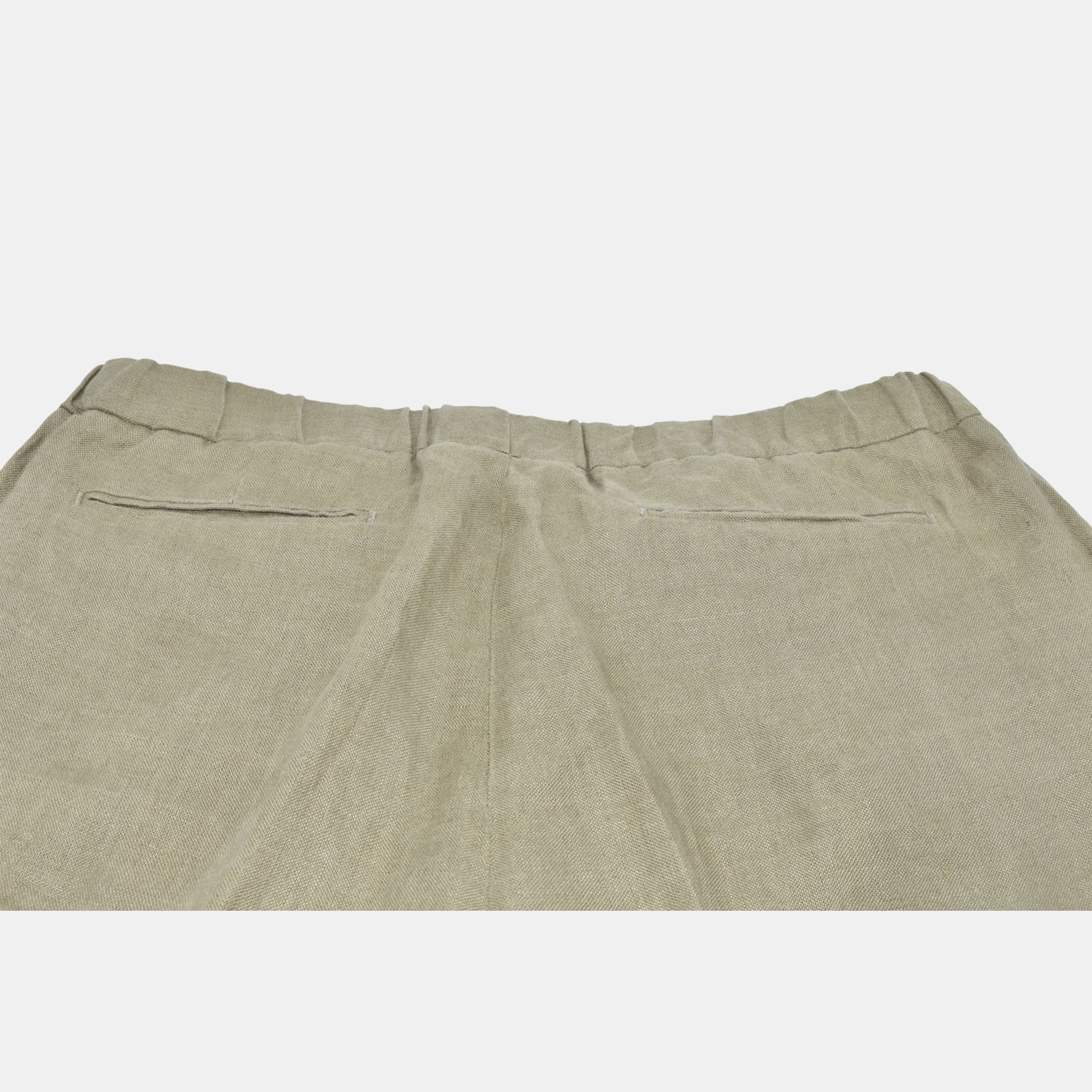Khaki Trousers made of Linen  (EU 38)