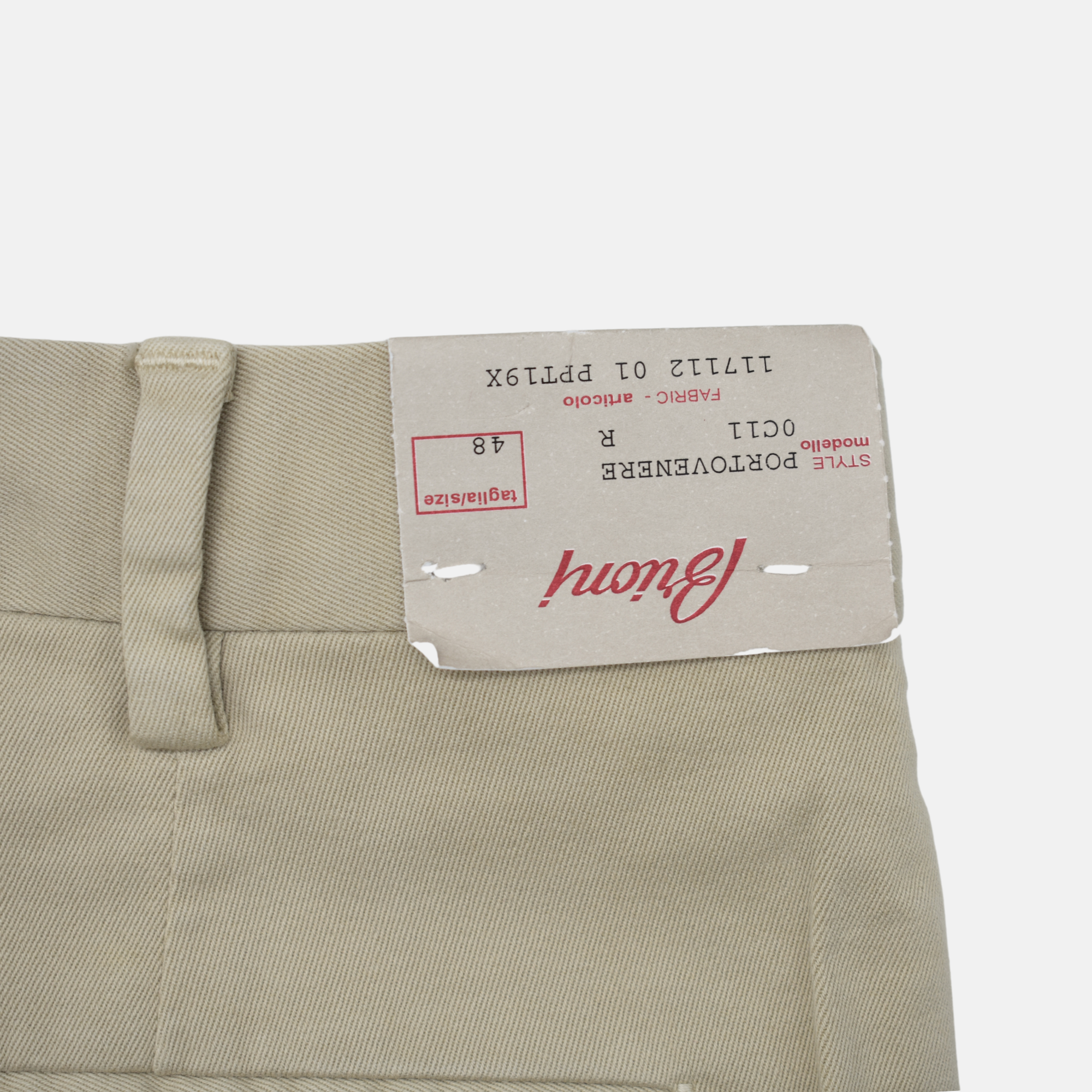 Beige Trousers made of Cotton (EU 48)