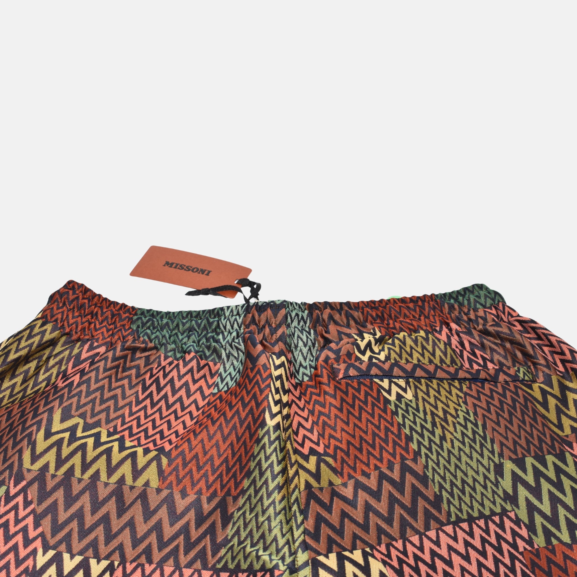 Multicoloured Patterned  Jogg Pants made of Polyester (S)