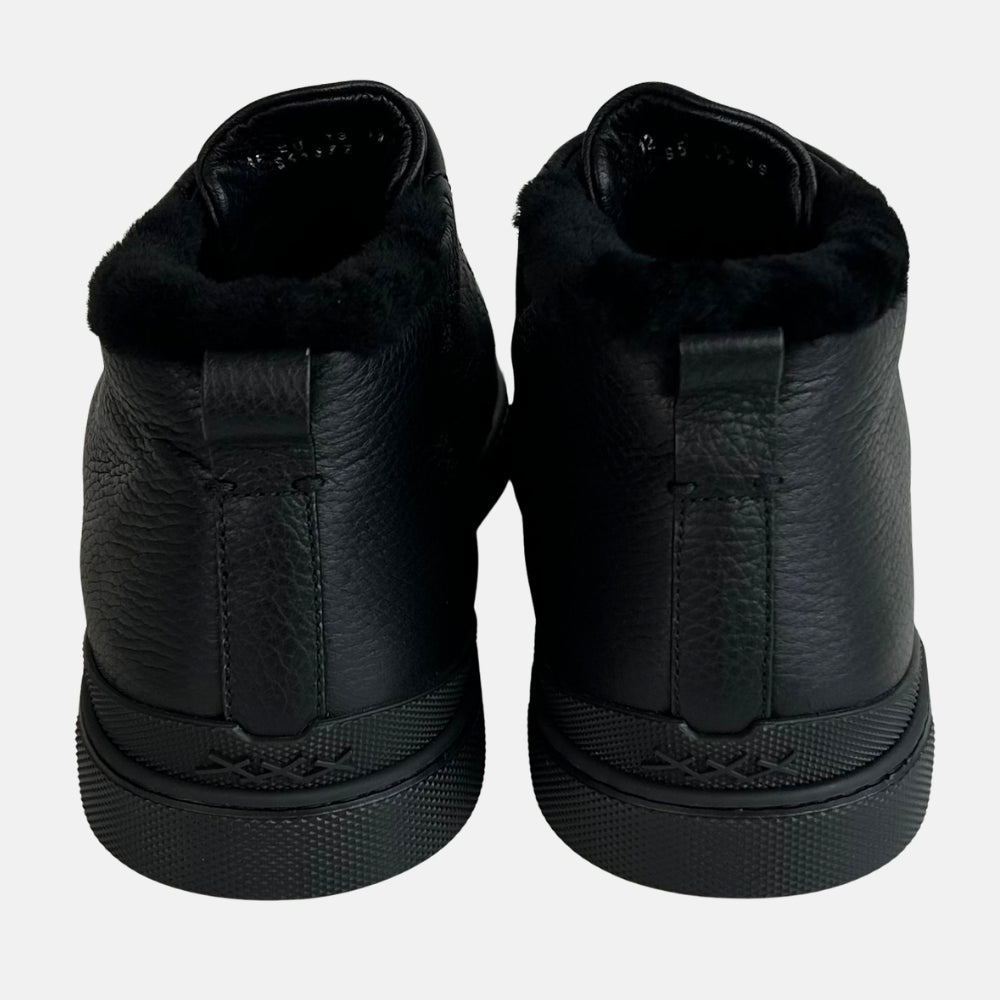 Black Triple Stitch Sneakers made of Leather (EU 46)