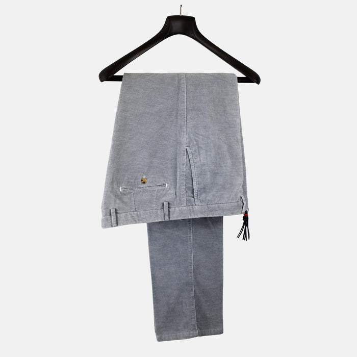 Light Gray Corduroy Trousers made of Cotton (EU 54)