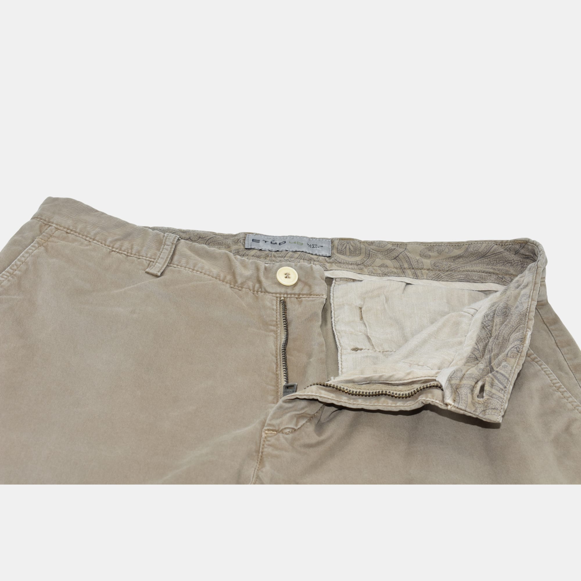 Beige Hose aus Baumwolle (EU 48)