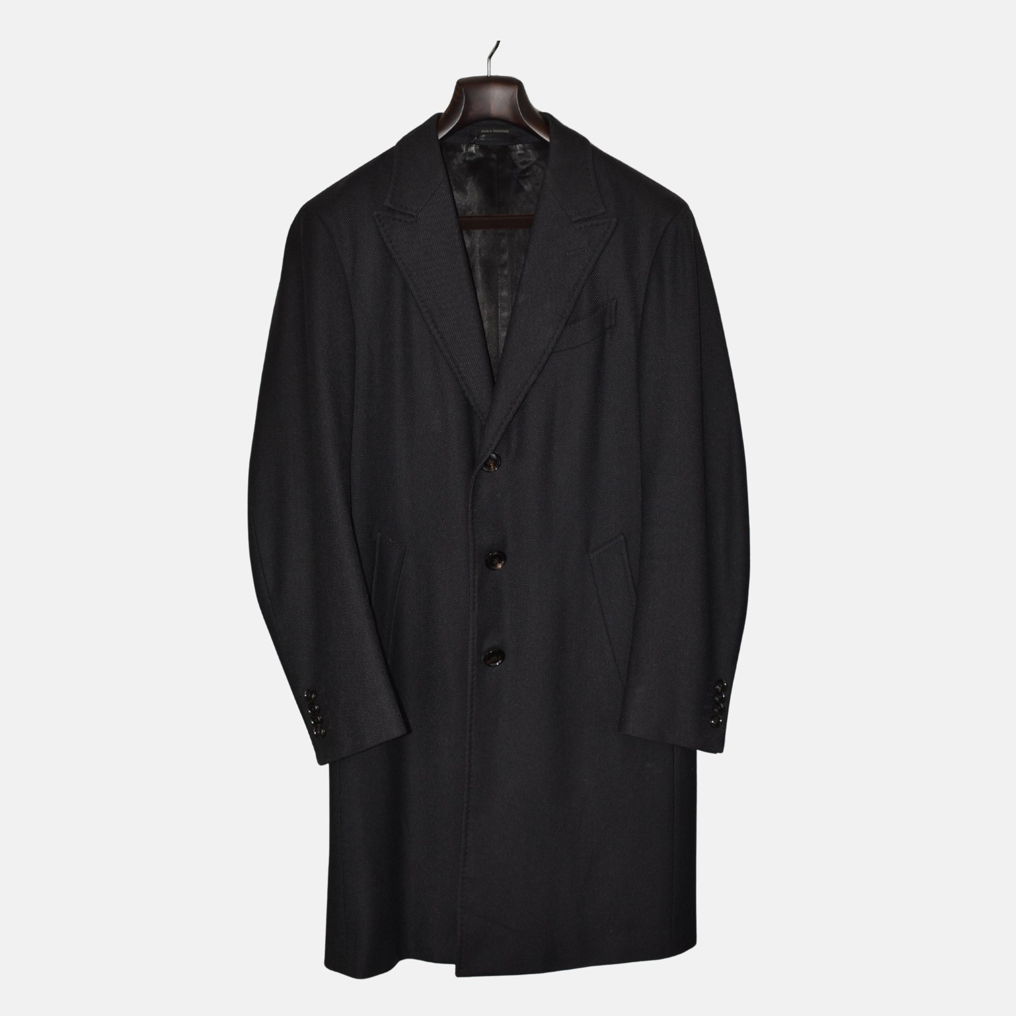 Anthracite Coat made of Wool (EU 48)