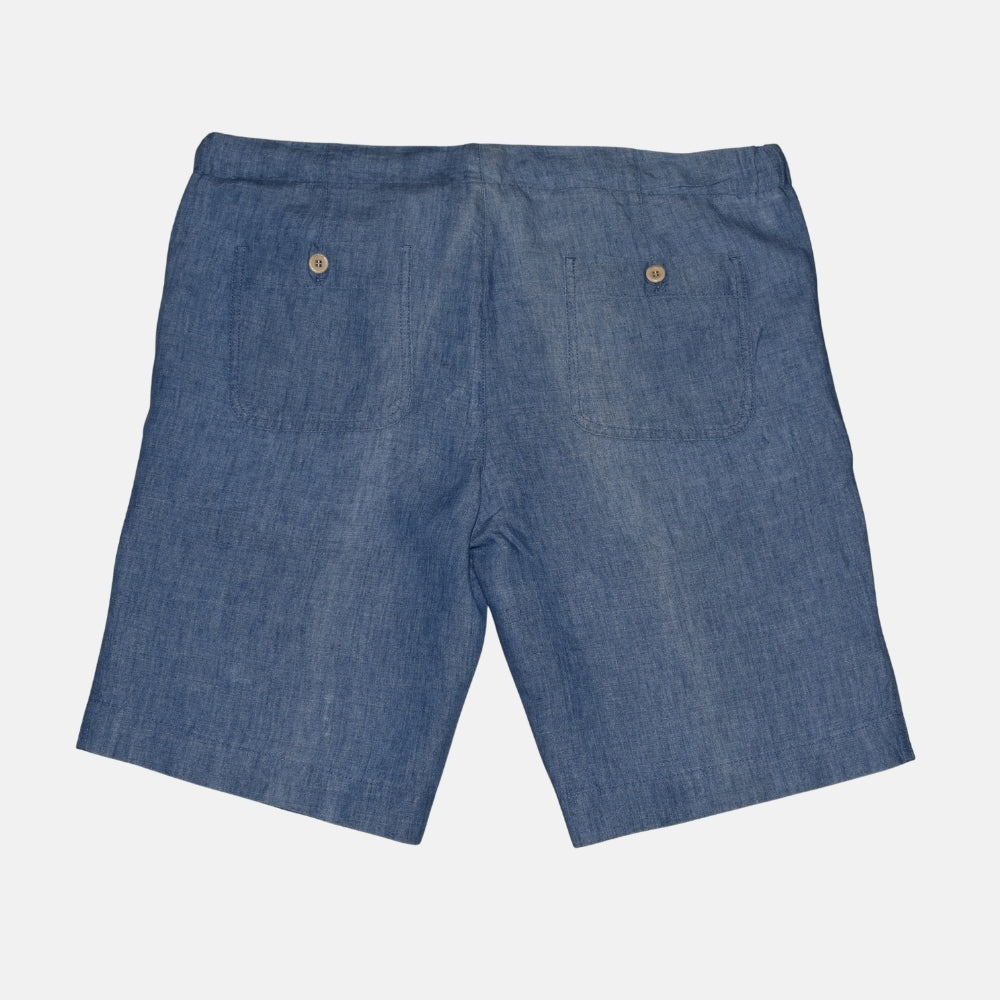 Light Blue Shorts made of Linen (S)