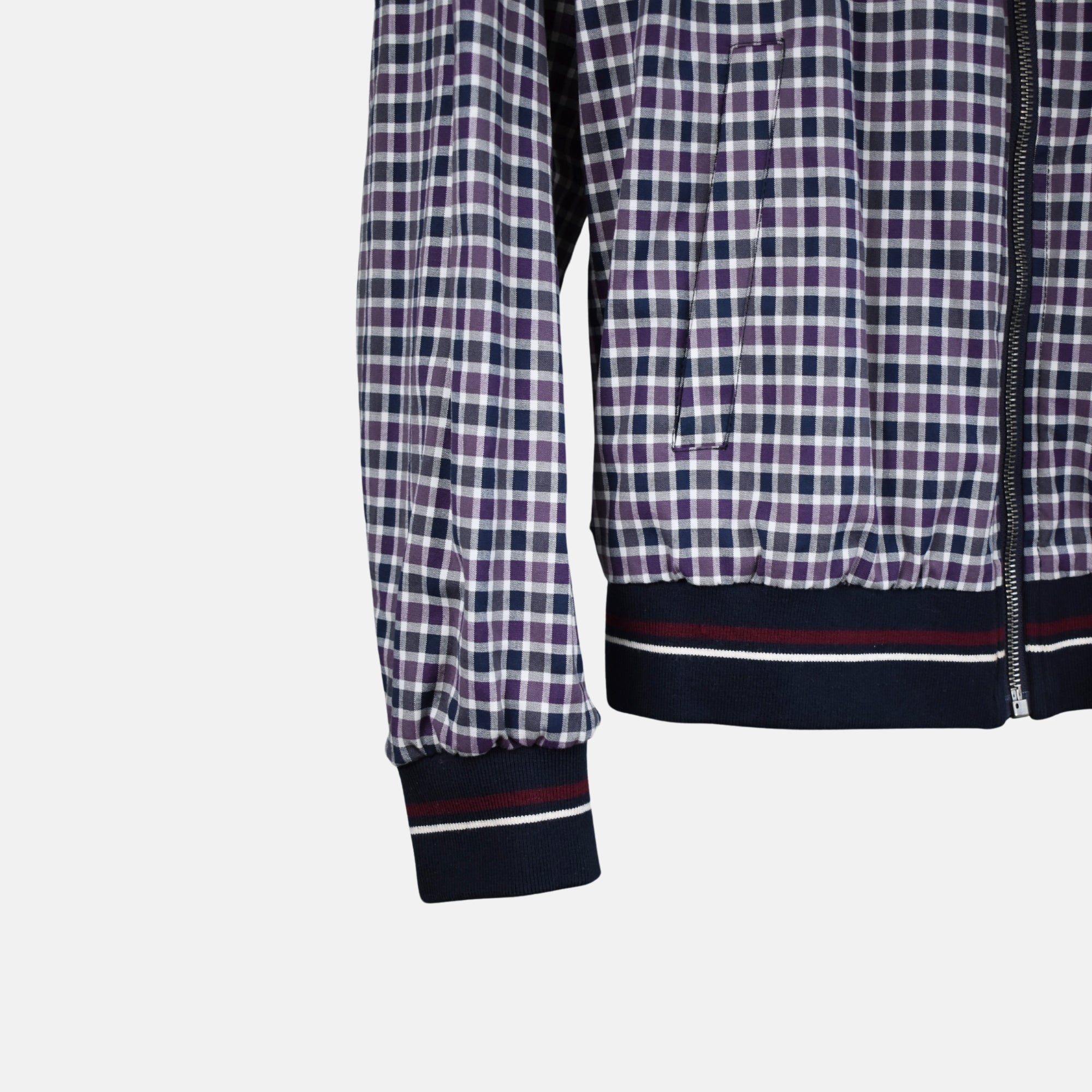 Multicoloured Reversible Jacket made of Cotton/Nylon (M)