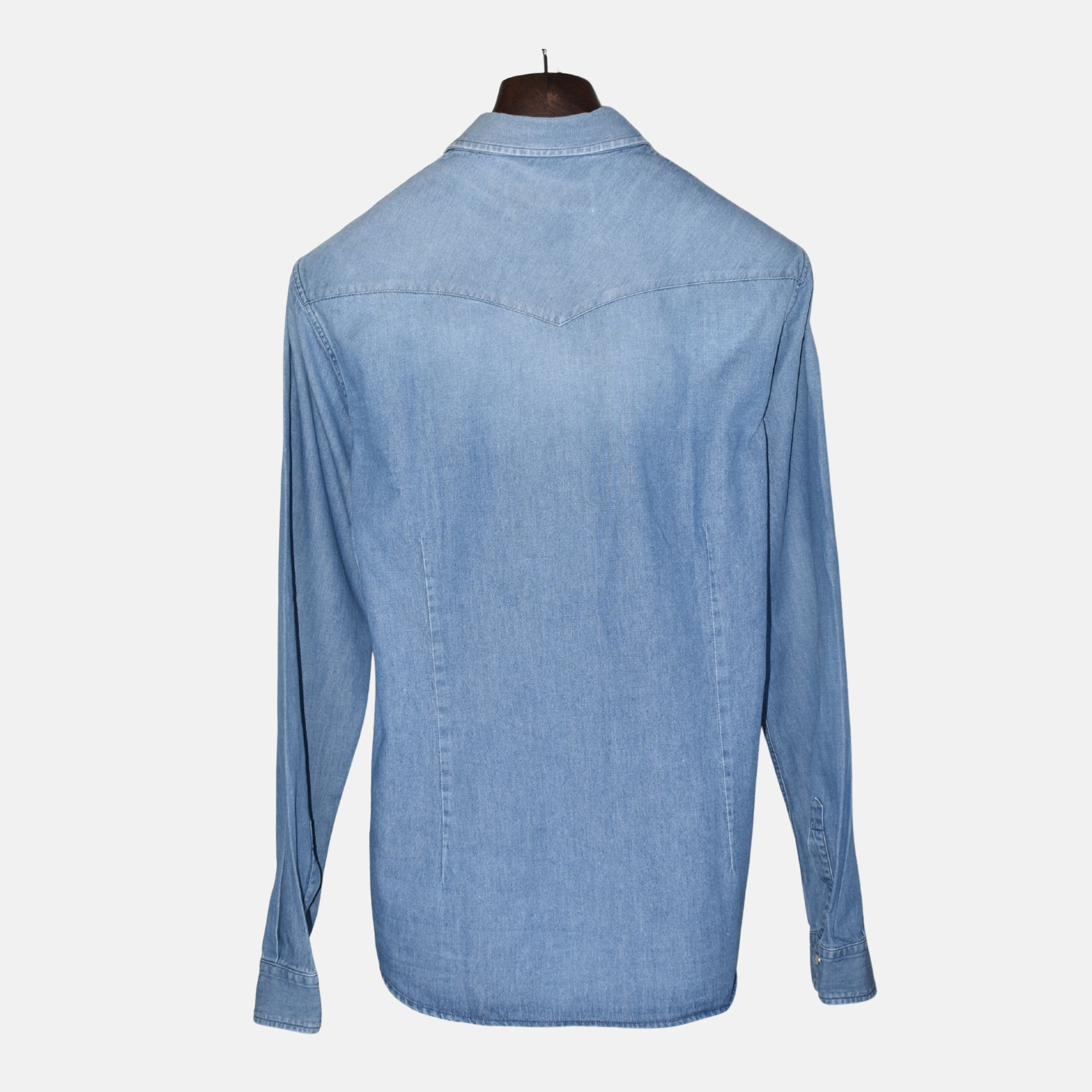 Blue Denim Shirt made of Cotton (L)