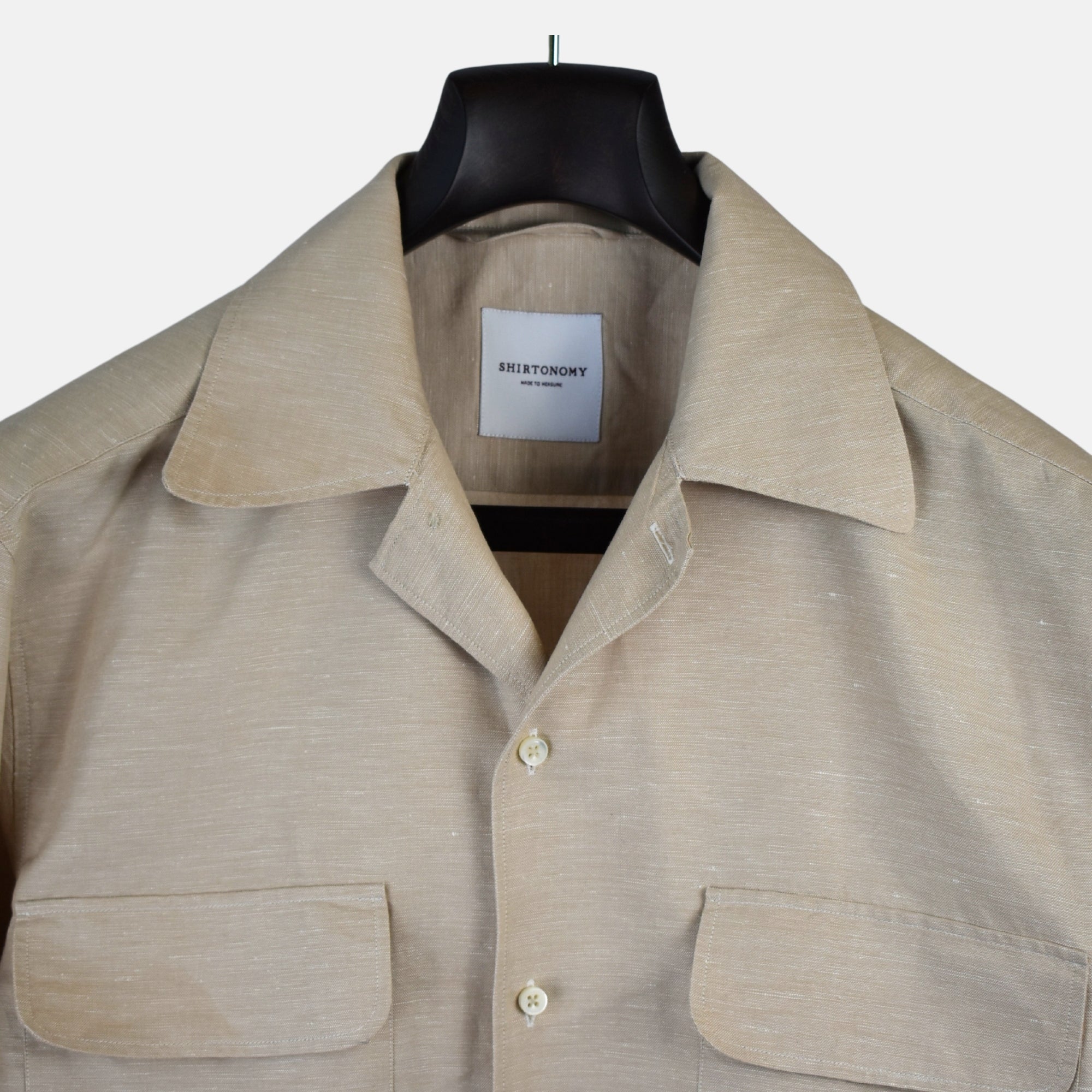 Beige Shirt made of Cotton/Linen (EU 41)