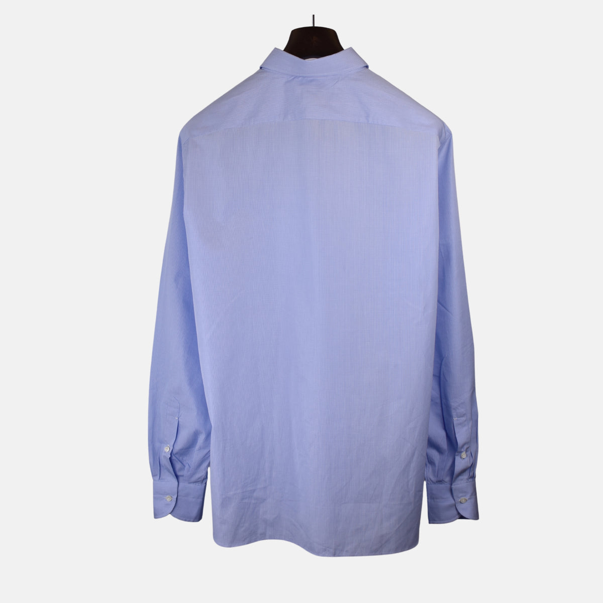 Blue-White Checkered Shirt made Cotton (EU 42)