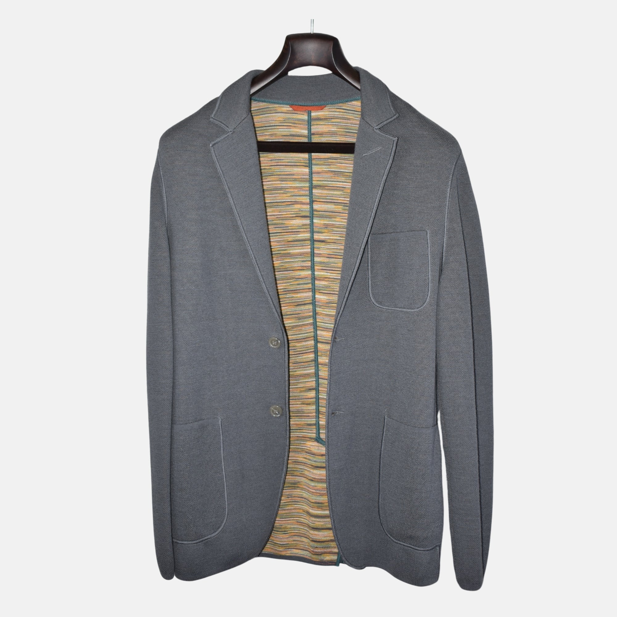 Gray Blazer made of Wool /Cotton (EU 48)