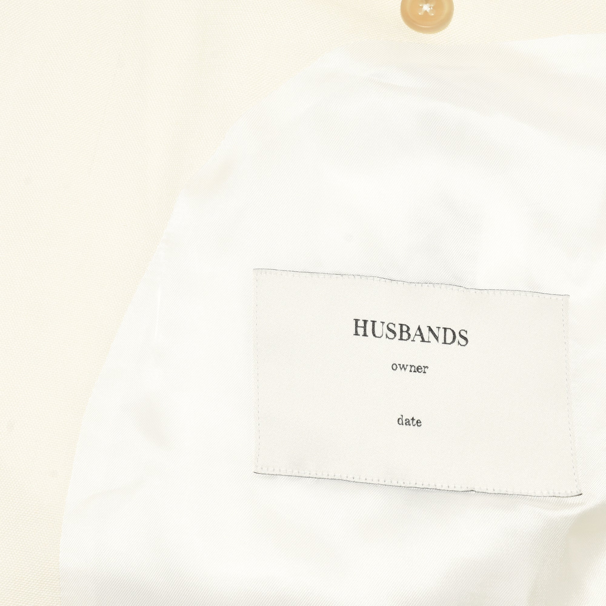 Cream Coloured Blazer made of Linen (EU 56)