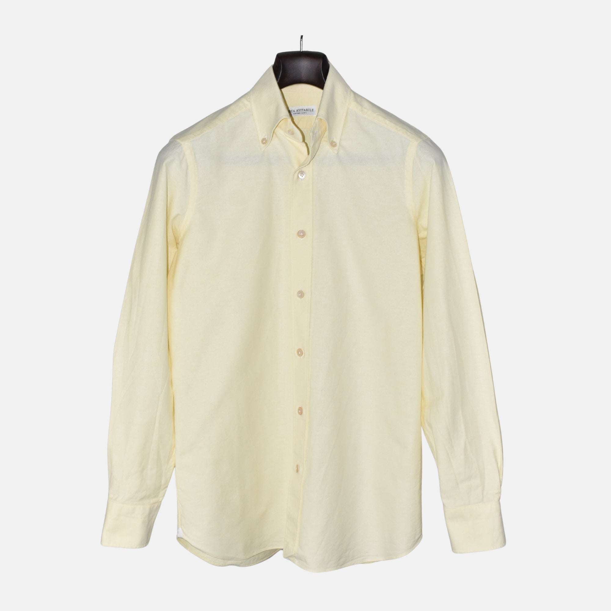 Light Yellow Shirt made of Cotton (M)