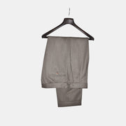 Brown Striped Trousers made of Wool (bespoke)