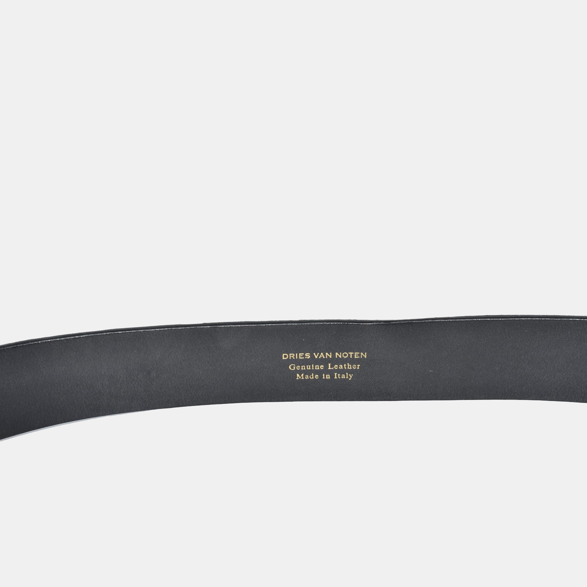 Black Belt made of Leather/Cowhide