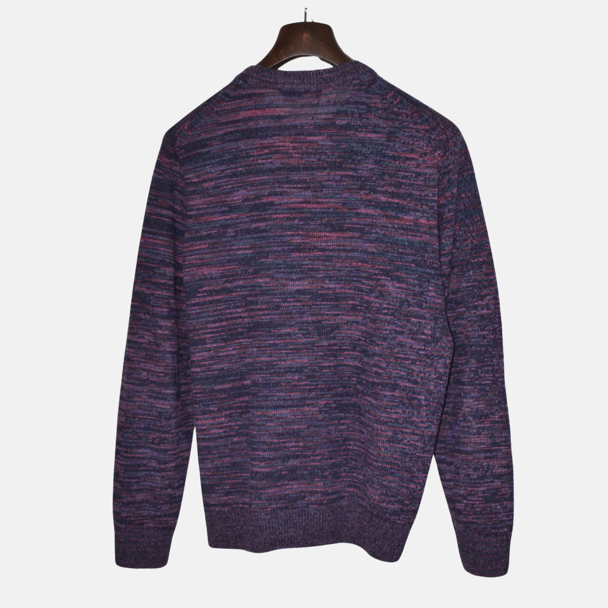 Purple-Multicoloured Sweater made of Cashmere (EU 48)
