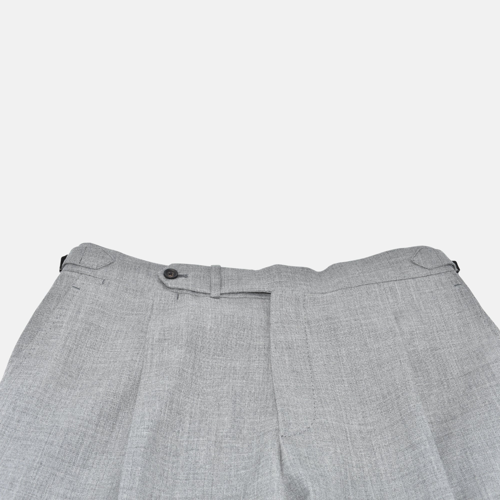 Light Gray Trousers made of Wool (EU 48)