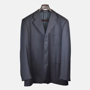 Nachtblauer Blazer aus Wolle (EU 58)