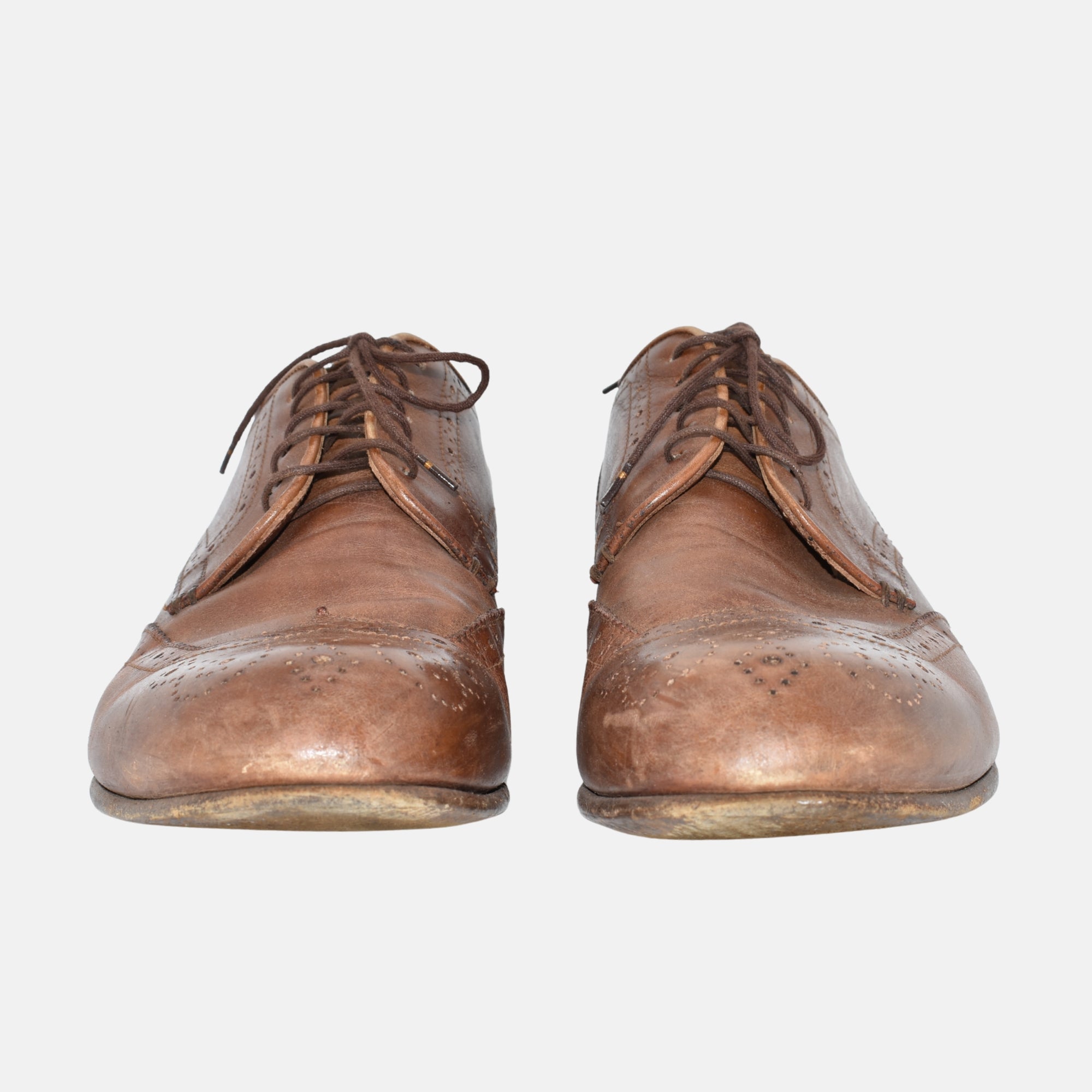 Brown Shoes made of Leather (EU 43.5)
