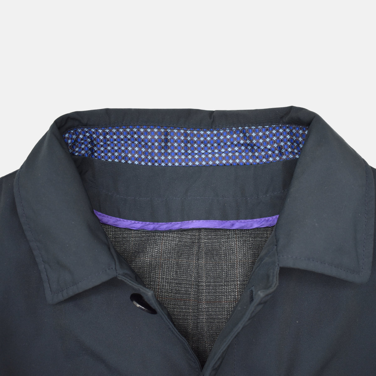 Marineblauer Cabanjacke aus Polyester (M)