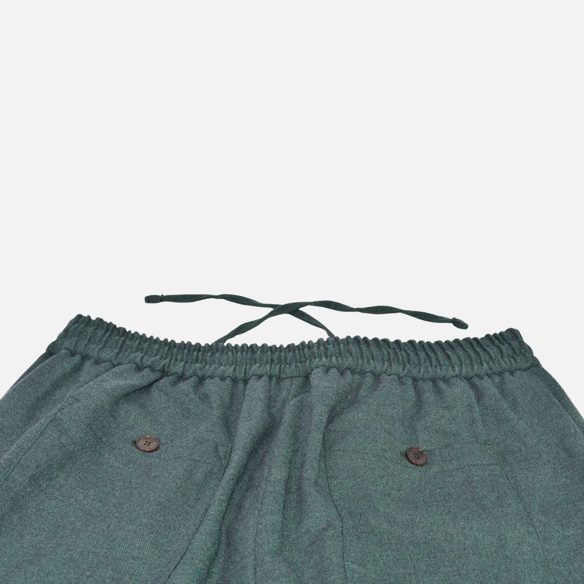 Green Jogg Pants made of Wool (EU 46)
