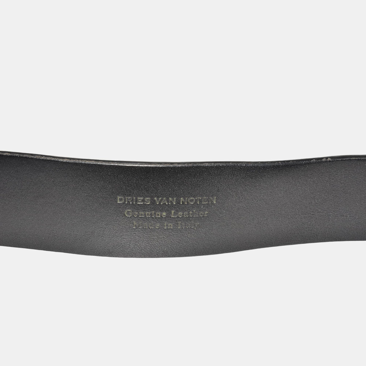 Black Belt made of Leather