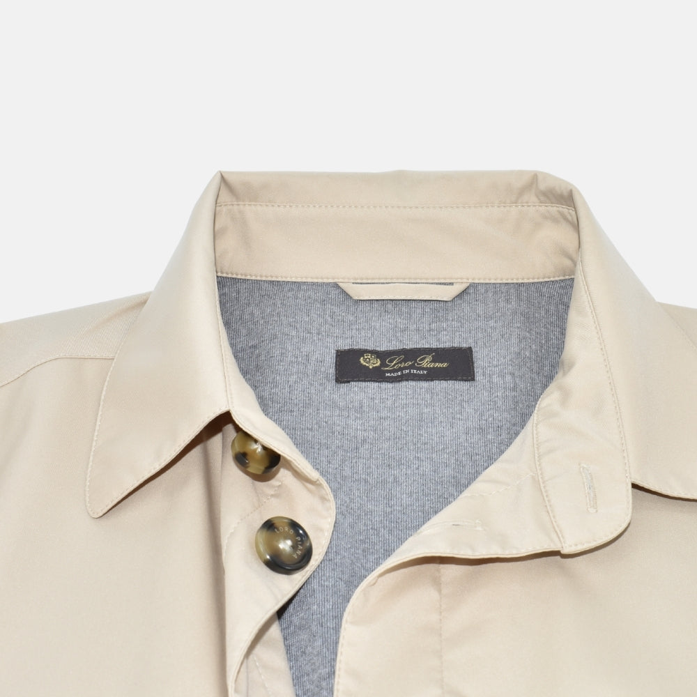 Beiges Windmate Overshirt aus Polyamid (S)