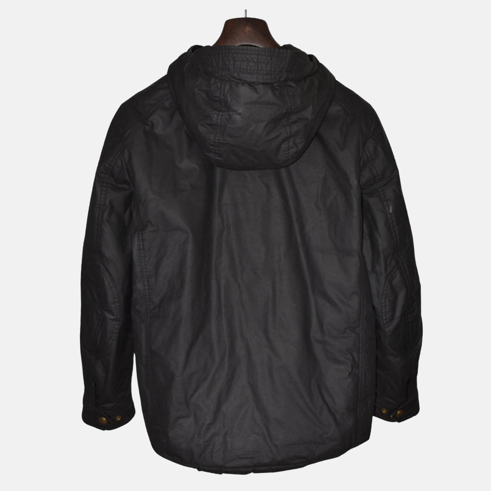 Black Waxed Jacket made of Polyester (EU 50)