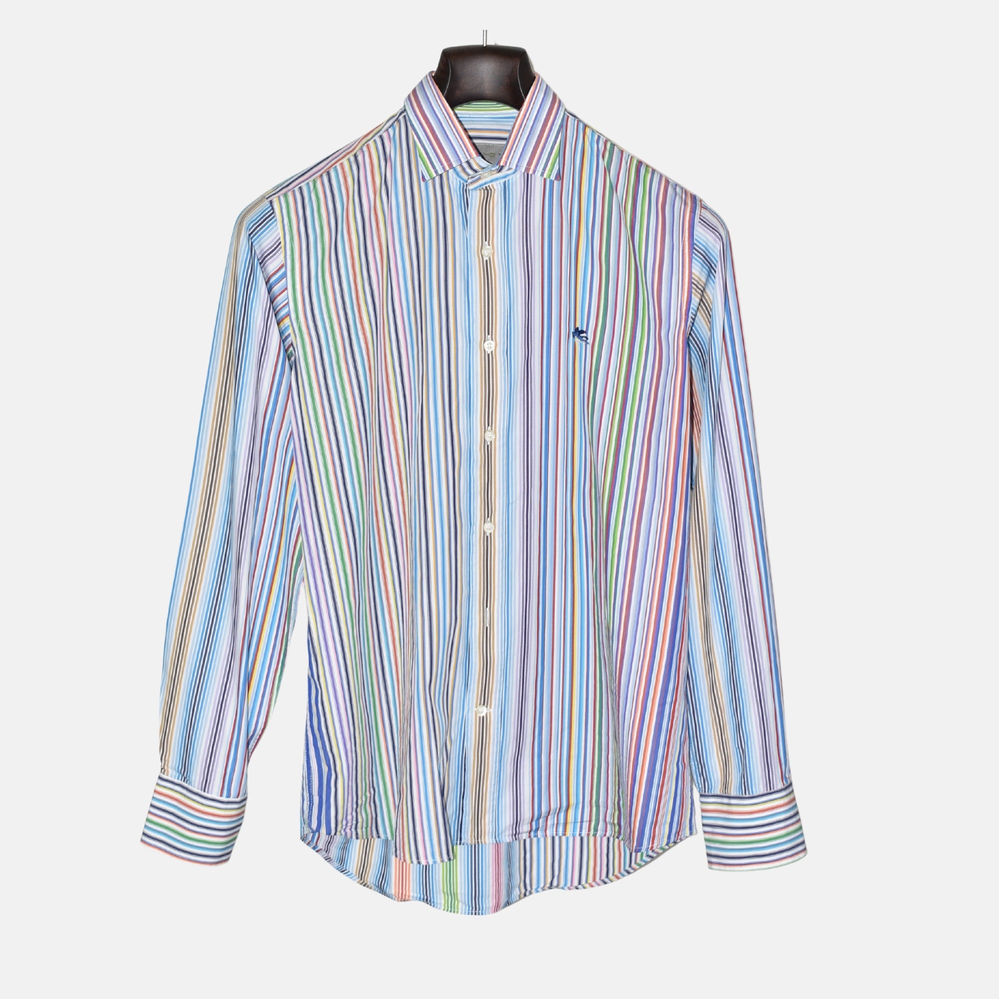 Multicoloured Striped Shirt made of Cotton (EU 40)