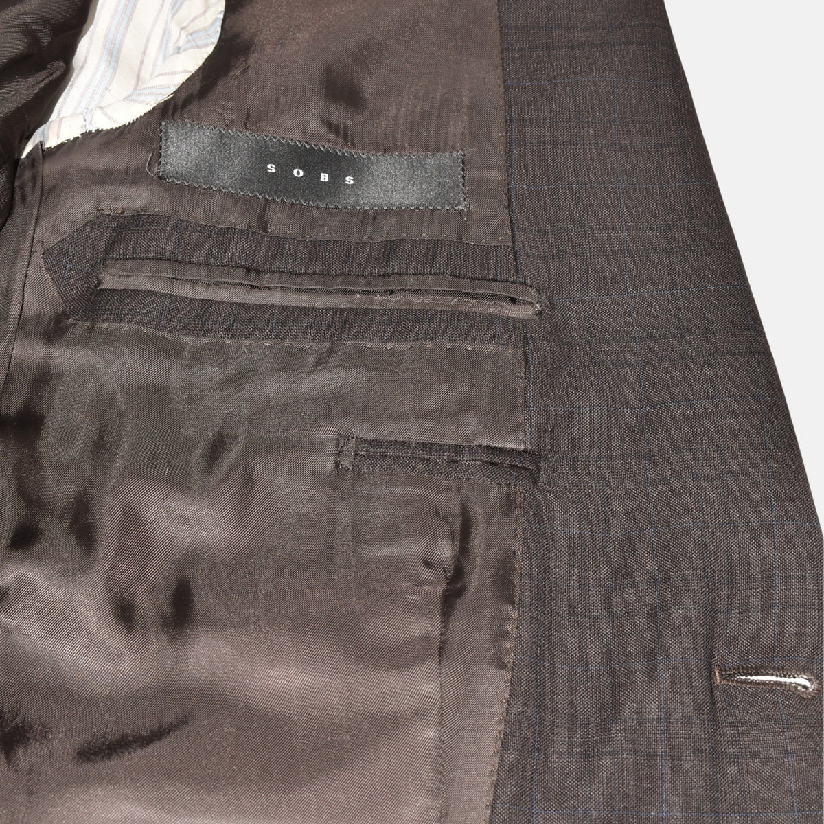 Brown/Blue Suit made of Wool