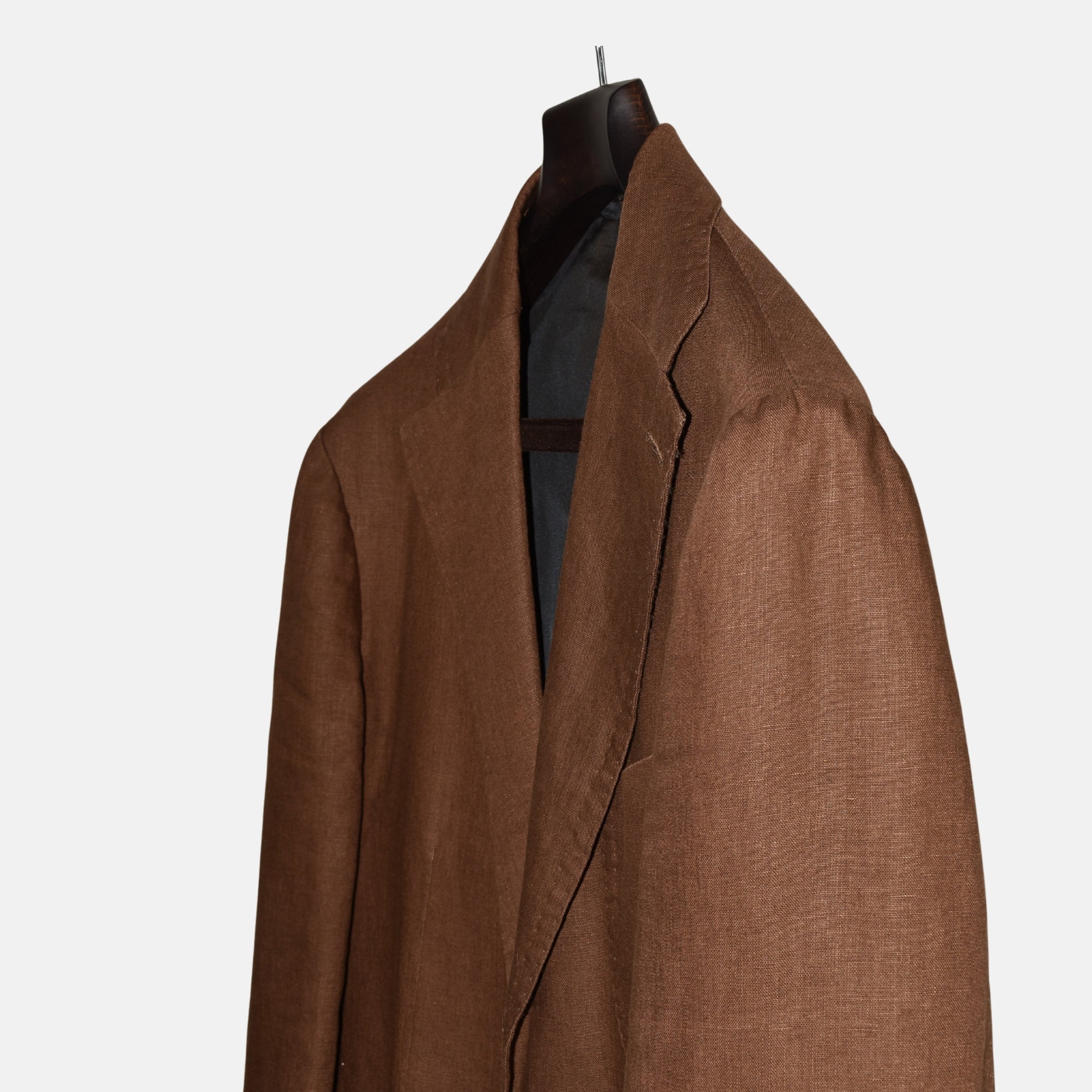 Brown Suit made of Linen (EU 52L)