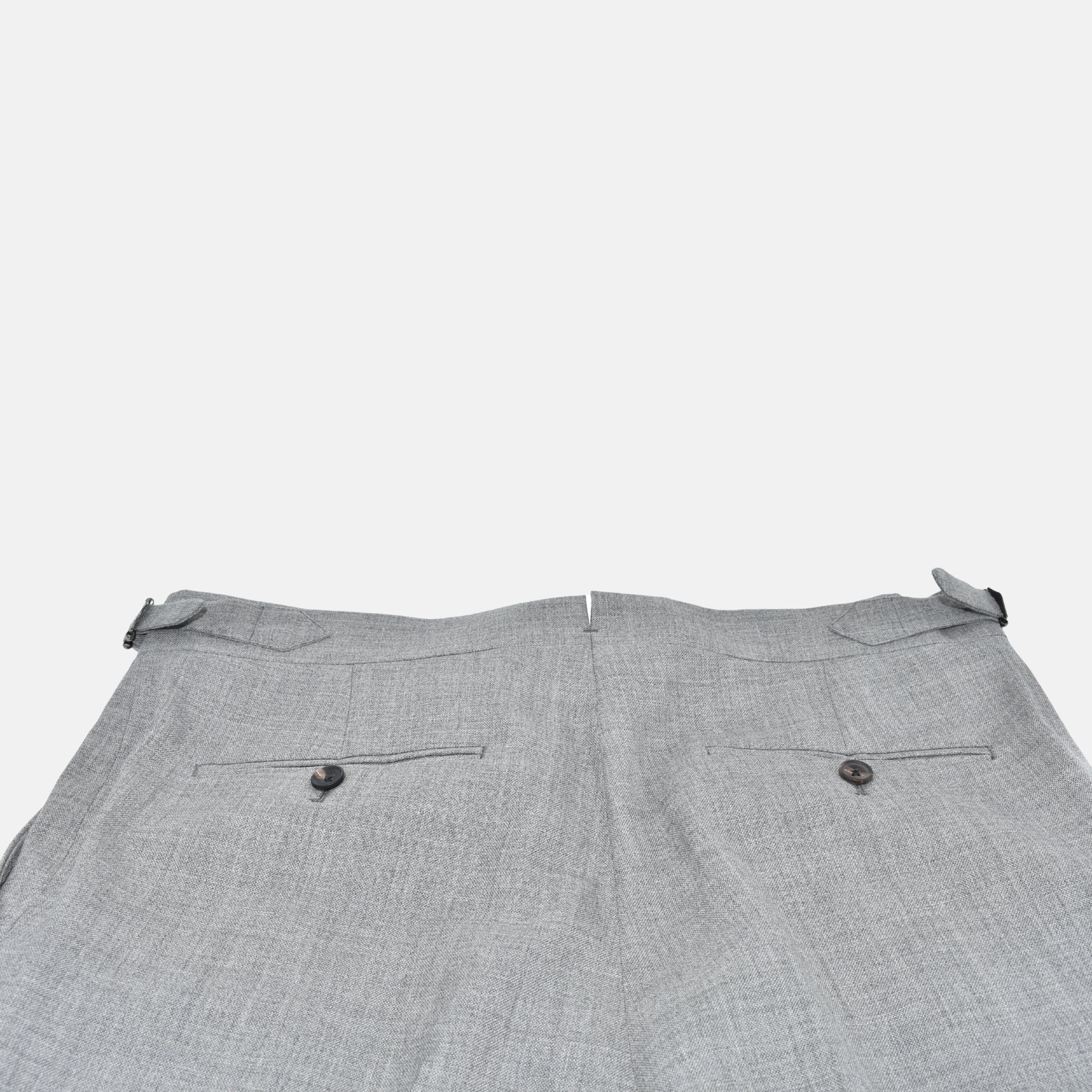 Light Gray Trousers made of Wool (EU 48)