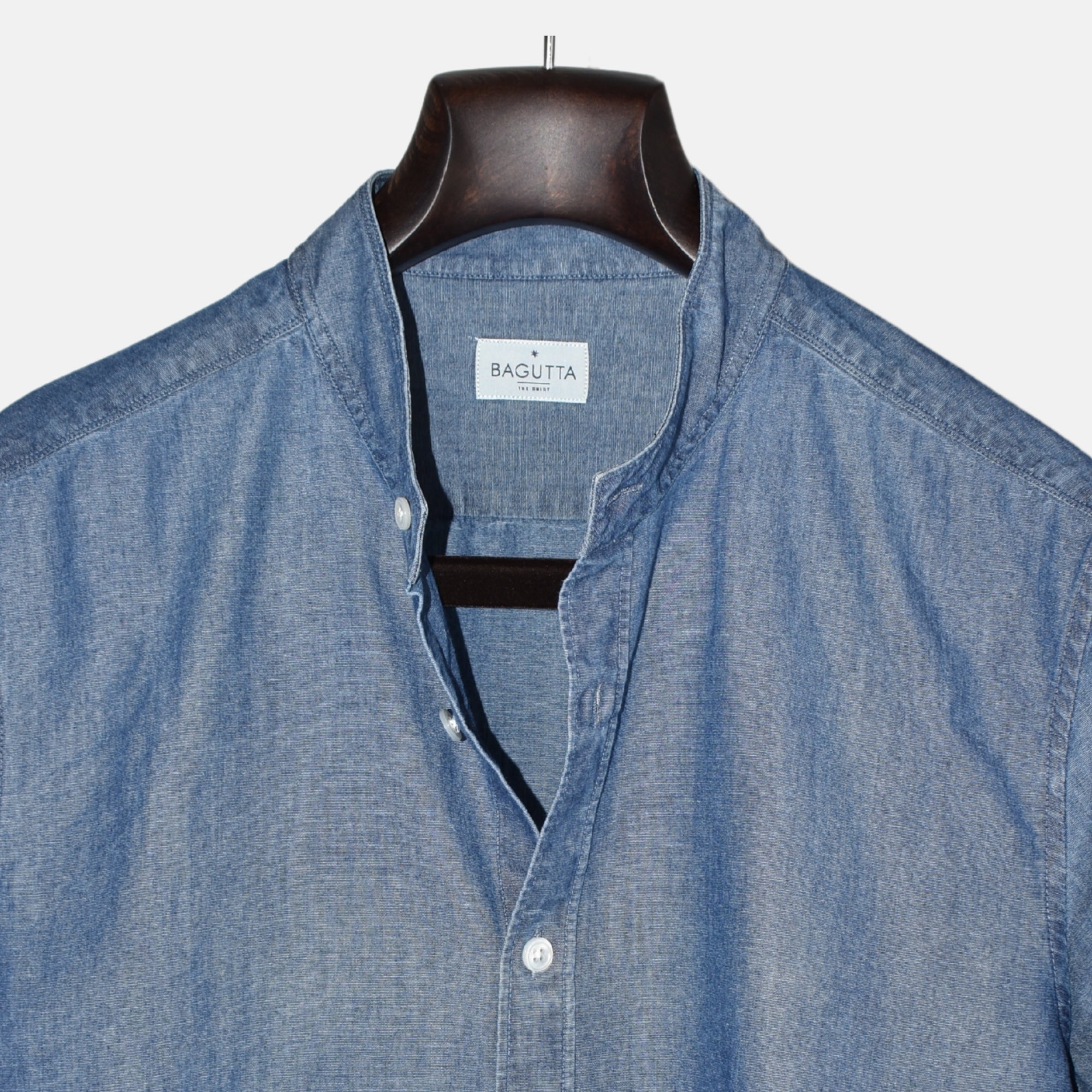 Blue Denim Shirt made of Cotton (EU 40)