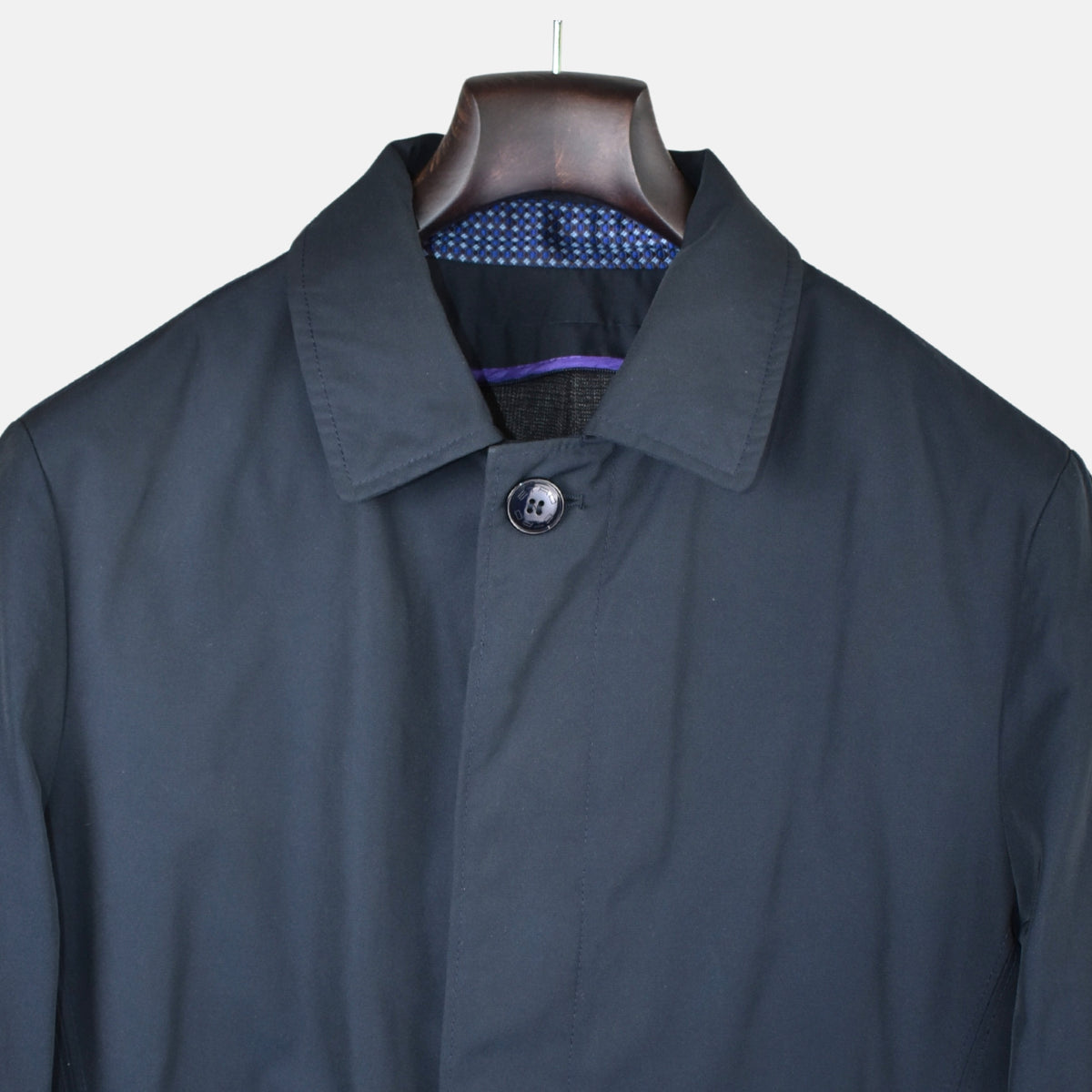 Marineblauer Cabanjacke aus Polyester (M)