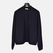 Navy Oversized Sweater made of Wool (EU 48)