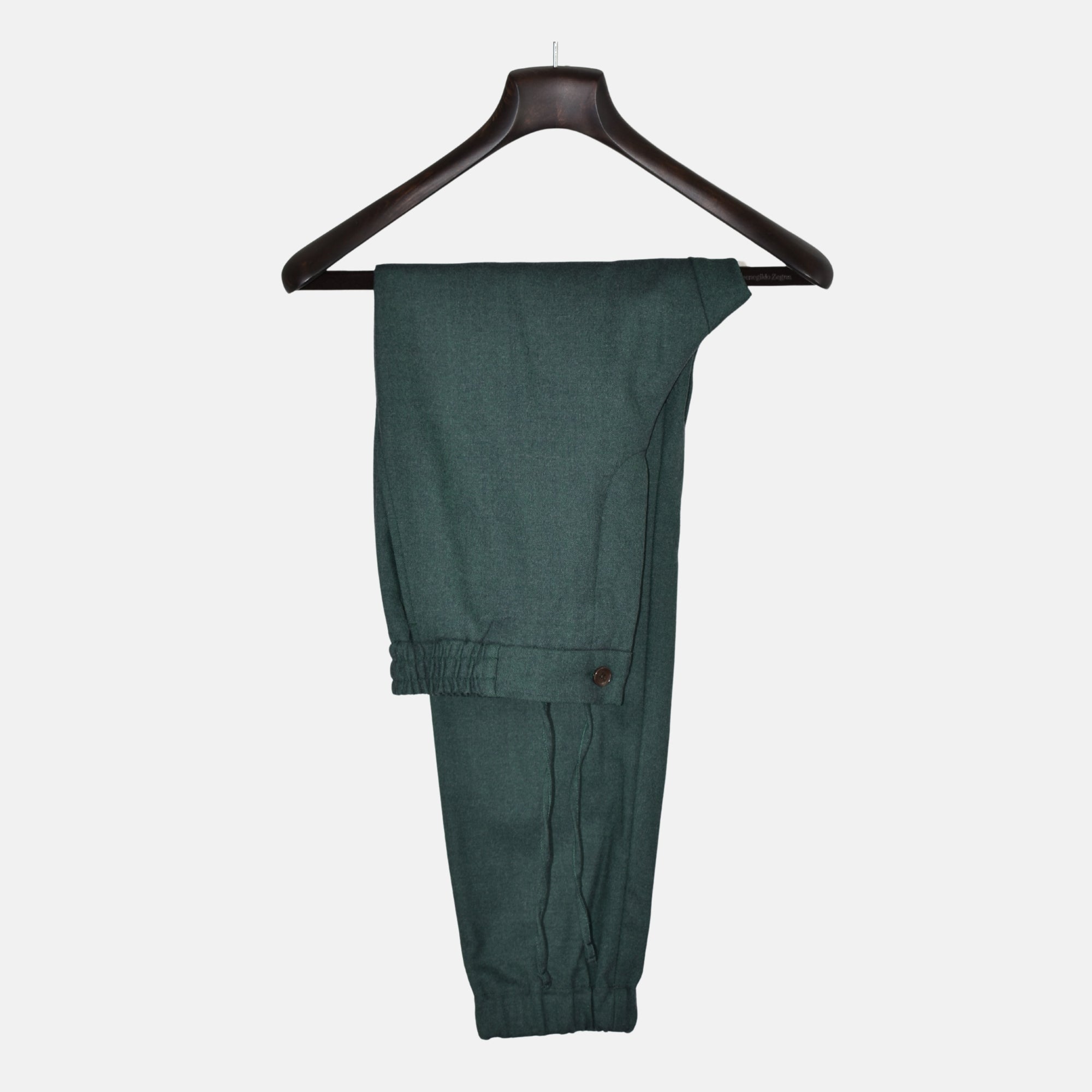 Green Jogg Pants made of Wool (EU 46)