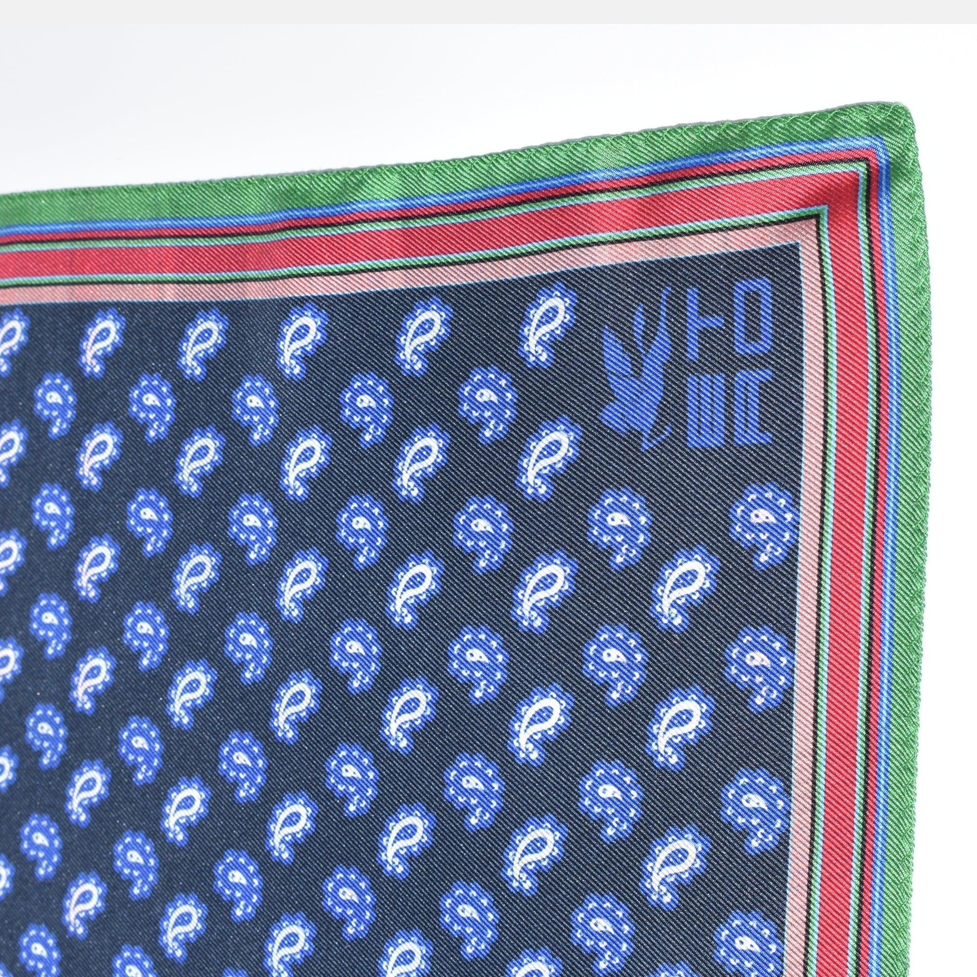 Multicoloured Square Pocket made of Silk