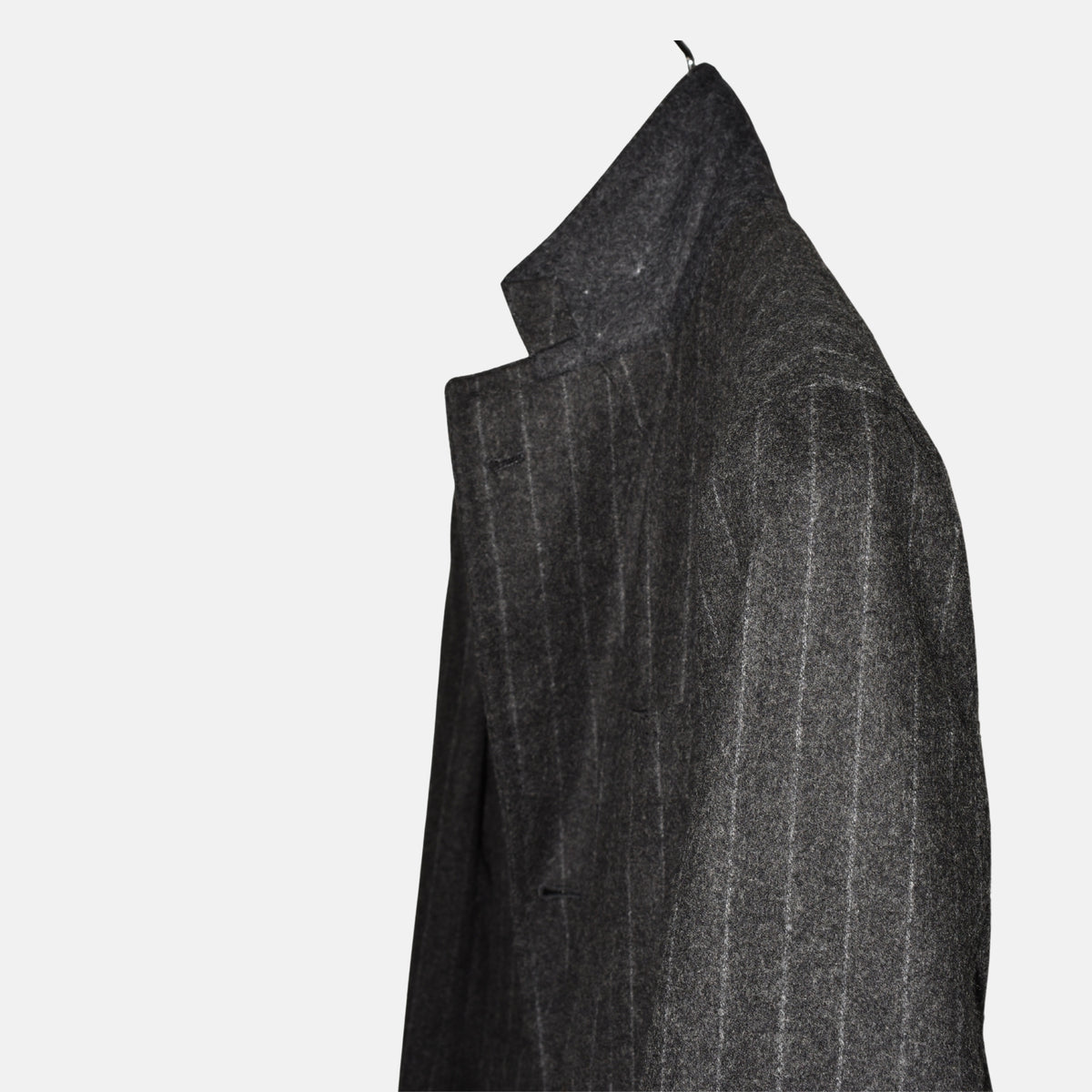 Brown/Grey Chalkstripe Blazer made of Wool (EU 46)