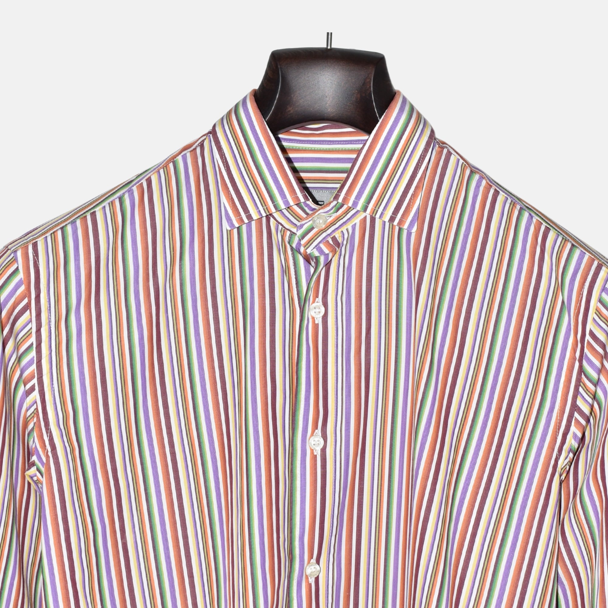Multicoloured Striped Shirt made of Cotton (EU 39)